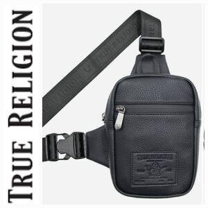True Religion Newal Max Harness Crossbody Bag- Black